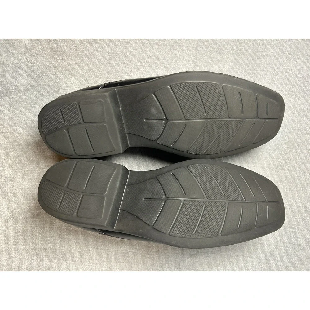 Bostonian Flexlite Wenham Black Leather Slip-On Dress Shoes Men's Size 10.5 M